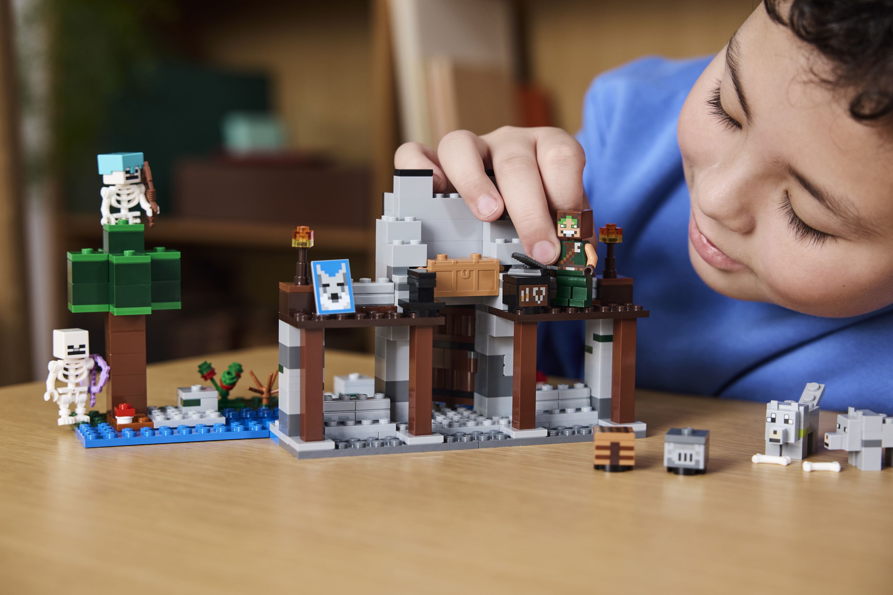 Конструктор LEGO Minecraft Вовк із Цитаделі 312 деталей (21261) - фото 5