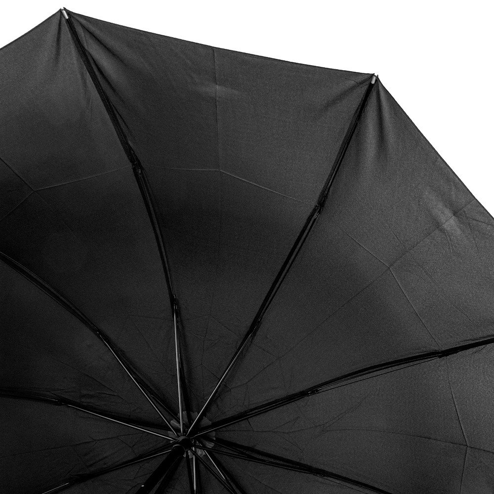 Чоловіча складана парасолька механічна Eterno 113 см чорна - фото 3