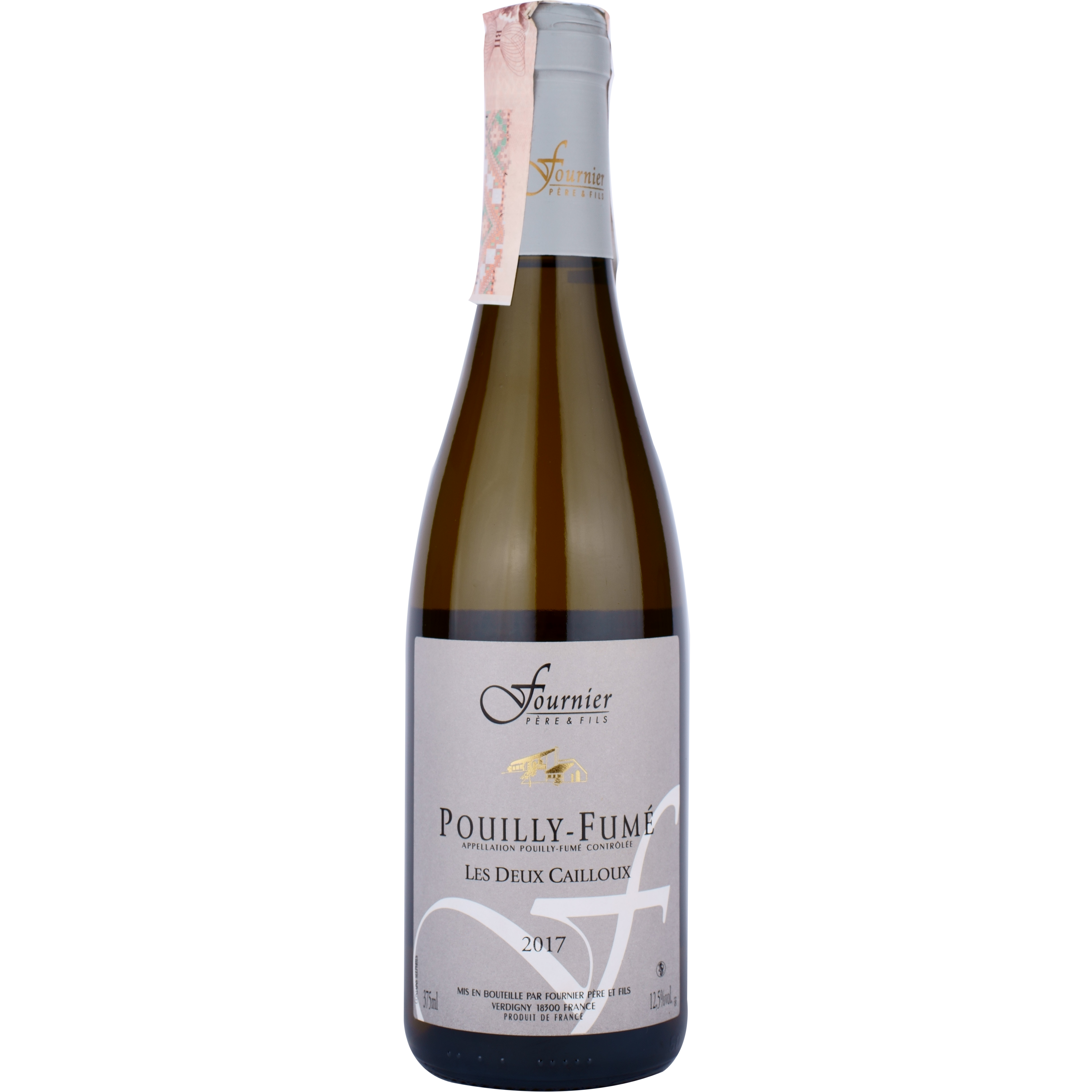 Вино Fournier Pere & Fils Pouilly-Fume AOP Les Deux Cailloux, белое, сухое, 13%, 0,375 л - фото 1