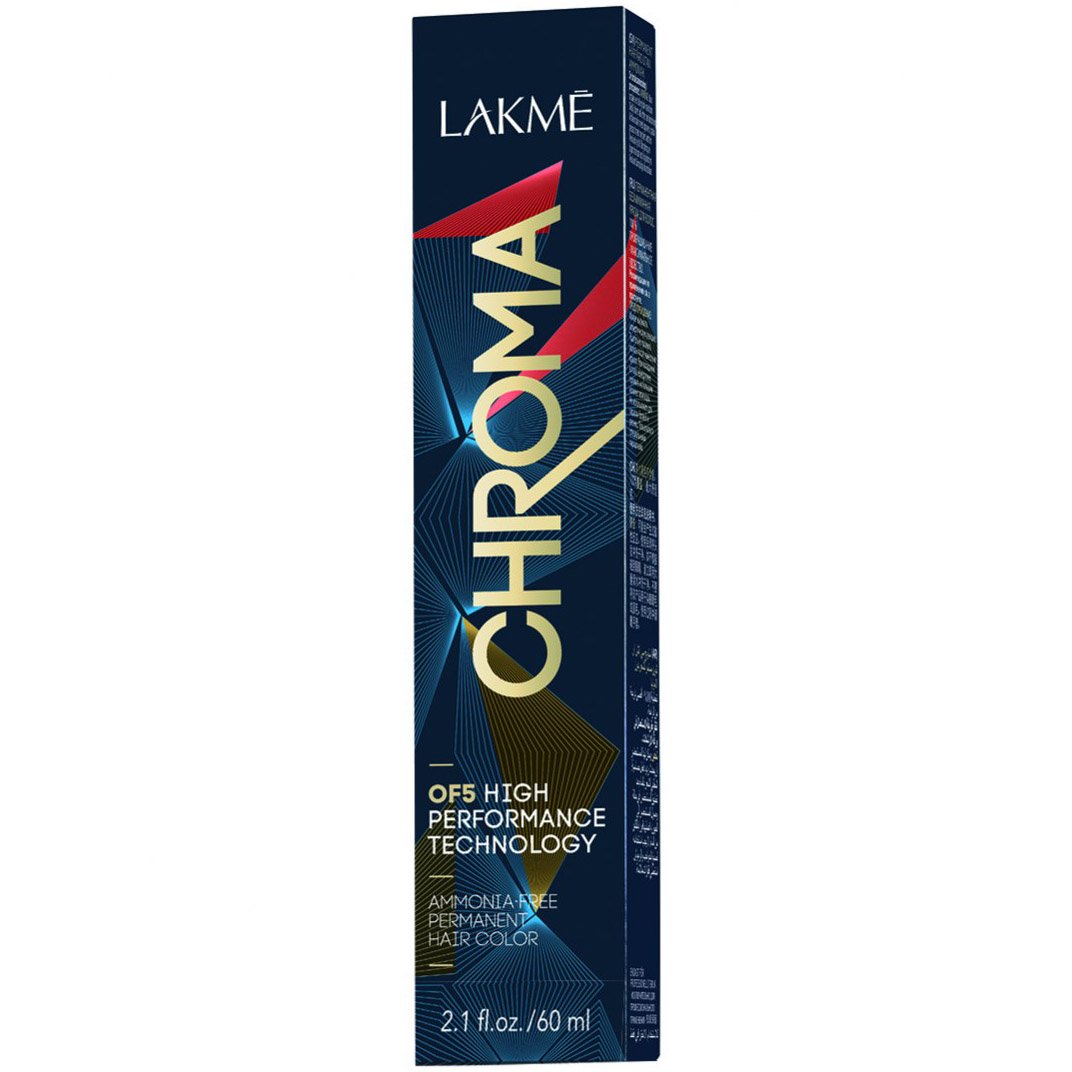 Безаміачна перманентна фарба для волосся Lakme Chroma 6/17 блакитний блонд 60 мл - фото 1
