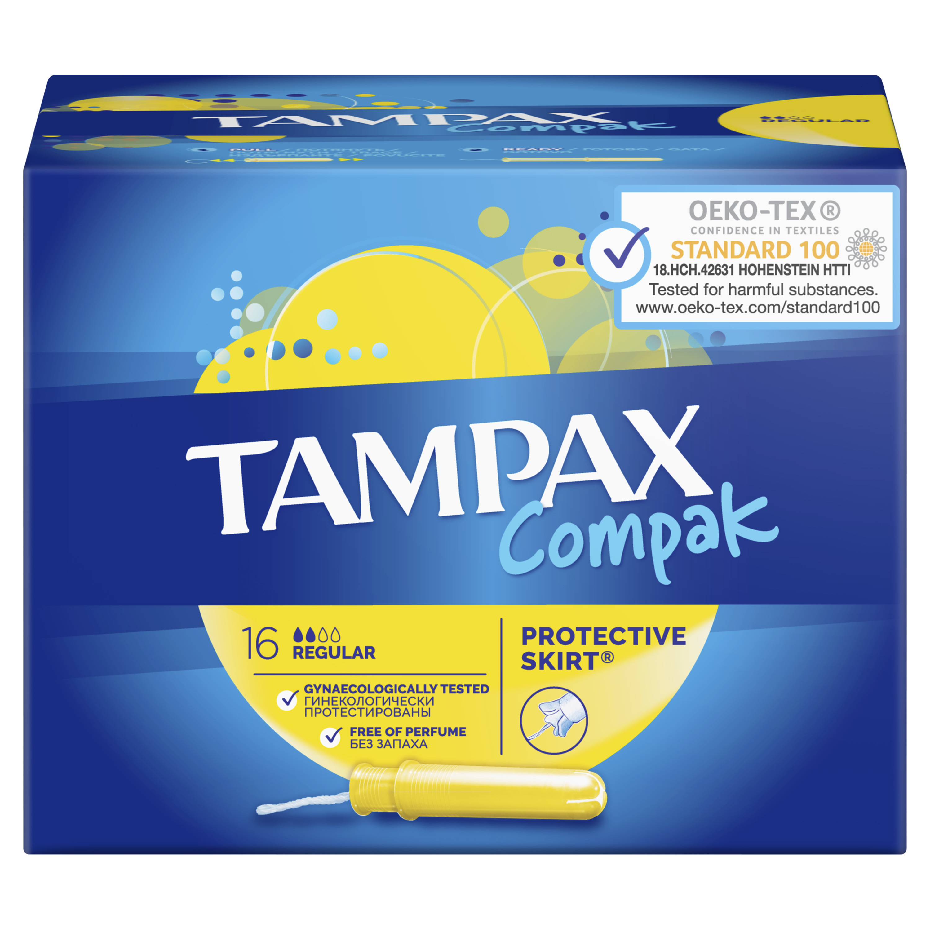 Тампоны Tampax Compak Regular Duo, с аппликатором, 16 шт. - фото 2
