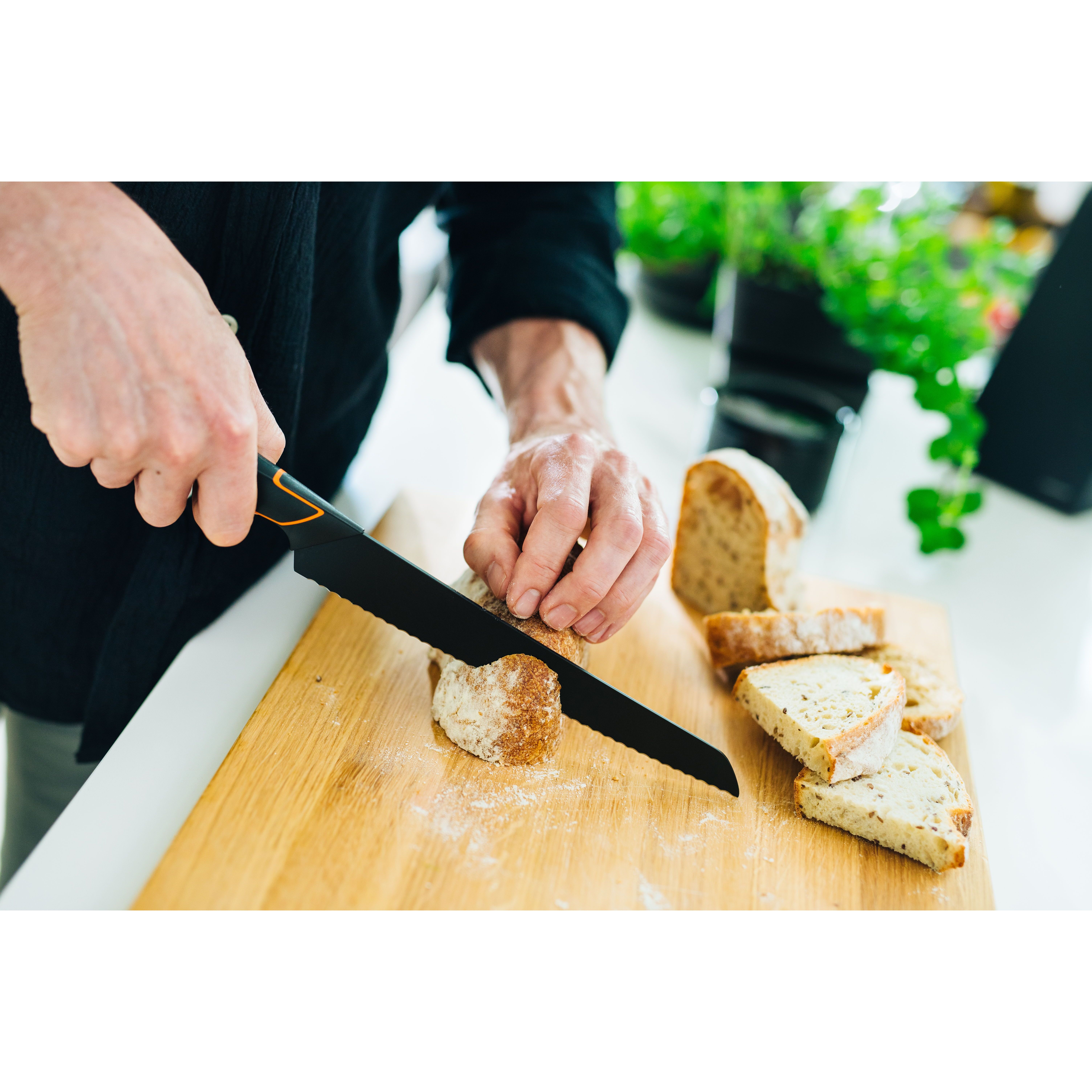 Нож для хлеба Fiskars Edge 23 см (1003093) - фото 6