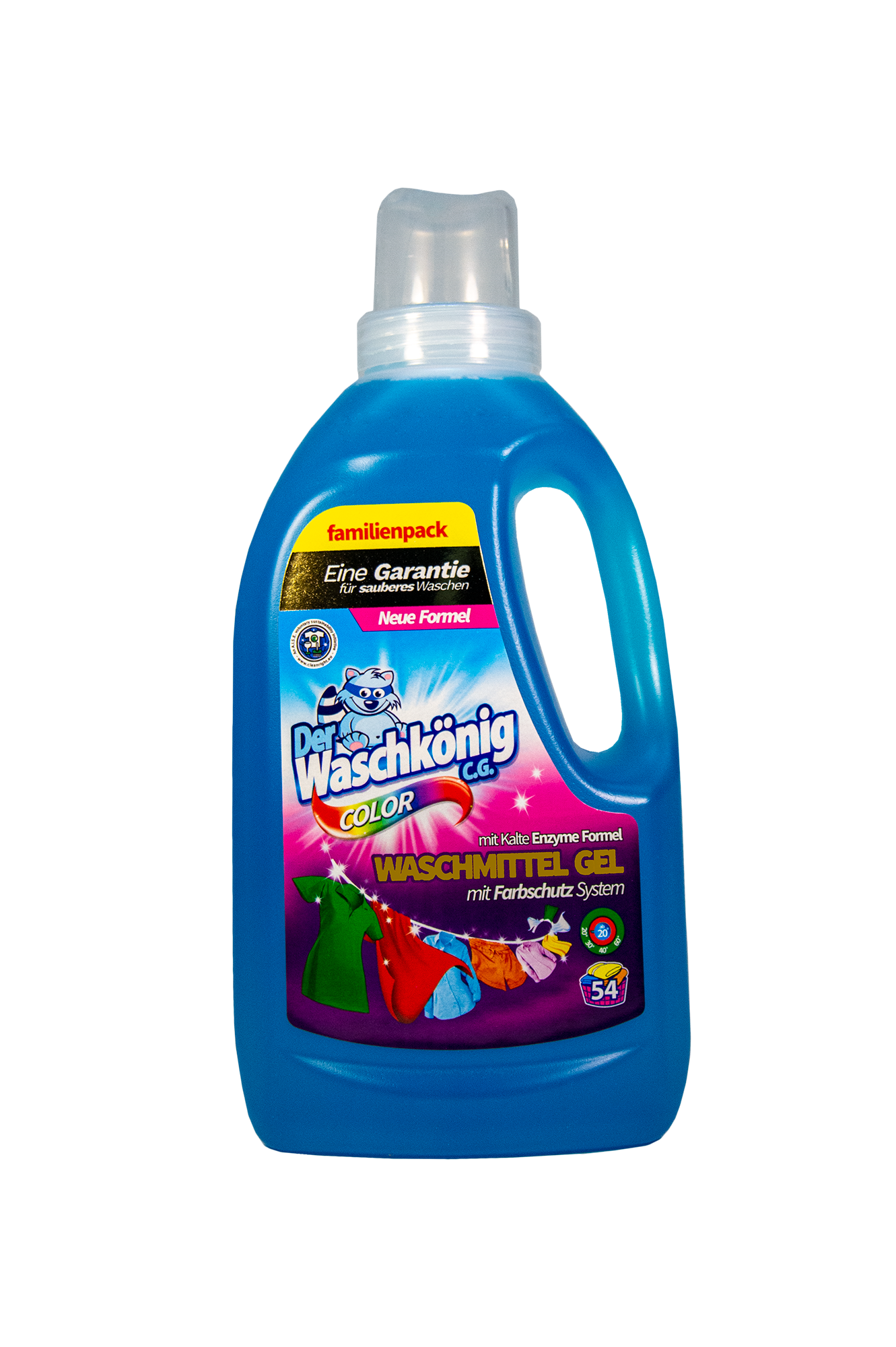 Гель для прання Der Waschkonig Color, 1,625 л (040-6892) - фото 1