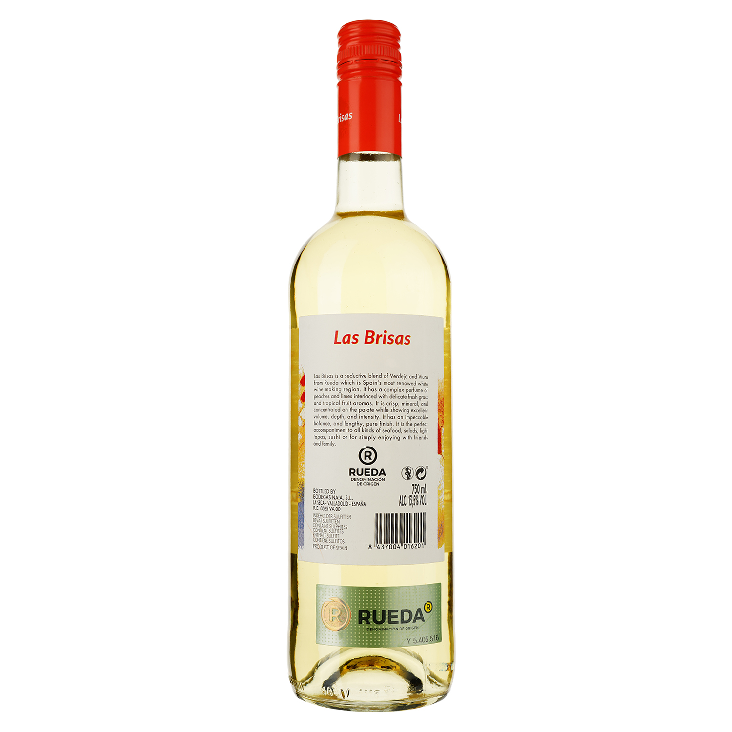 Вино Bodegas Naia Las Brisas Blend, біле, сухе, 0,75 л - фото 2