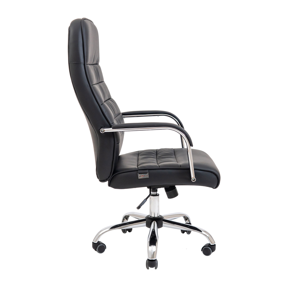 Кресло офисное Richman Лион Хром M-1 Tilt черный (RCM-1058) - фото 3