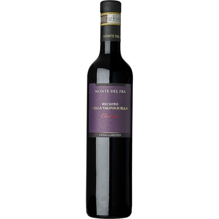 Вино Monte Del Fra Recioto della Valpolicella Classico DOCG, червоне, солодке, 0,5 л - фото 1