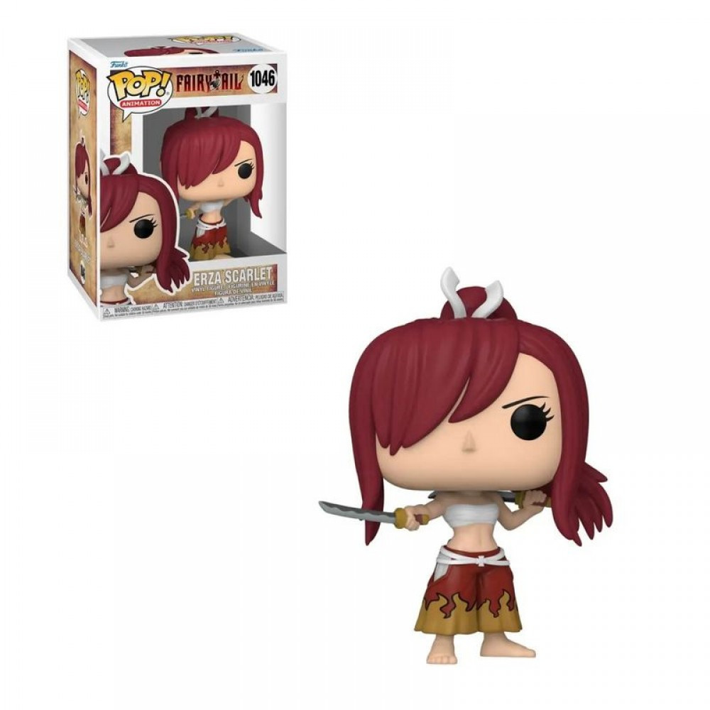 Фигурка Funko Pop Хвост Феи Ерза Скарлет Fairy Tail Erza Scarlet 10 см FT ES 1046 - фото 2