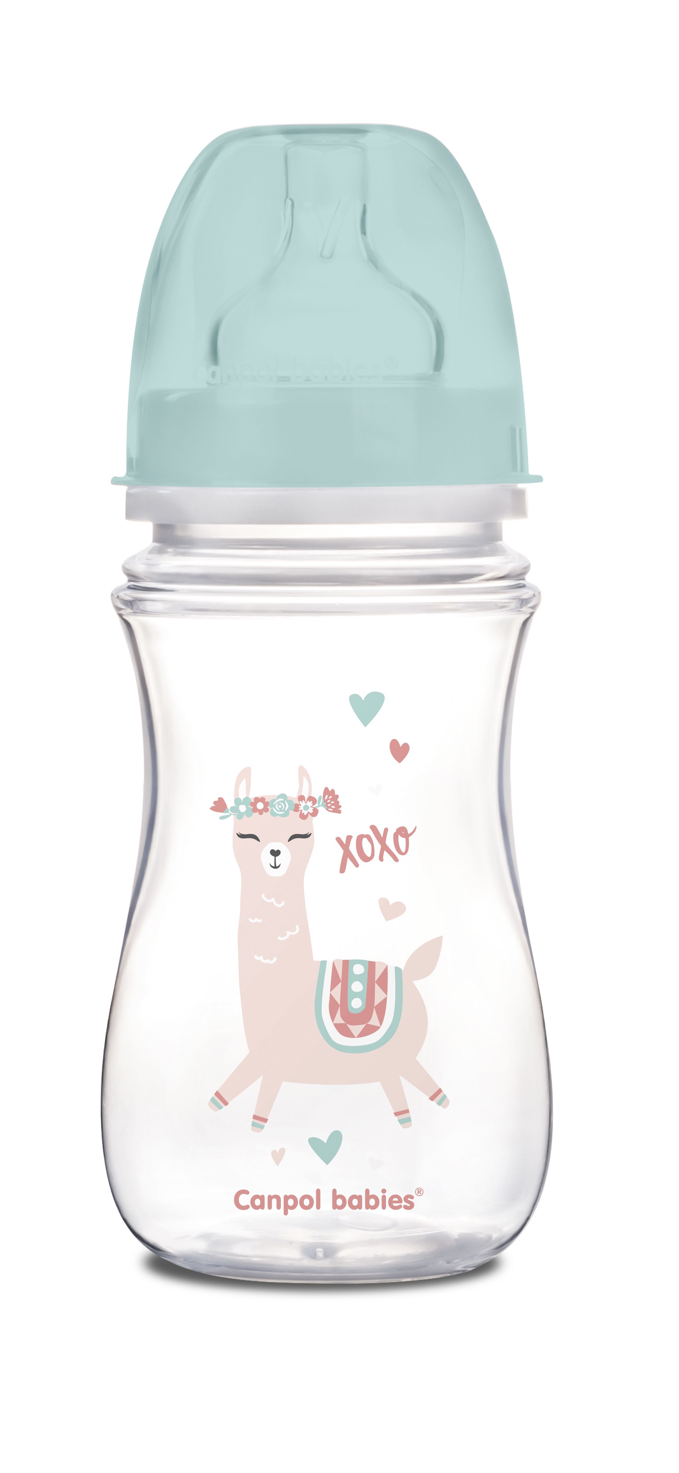Антиколікова пляшечка для годування Canpol babies Easystart Toys, 240 мл, зелений (35/221_gre) - фото 1