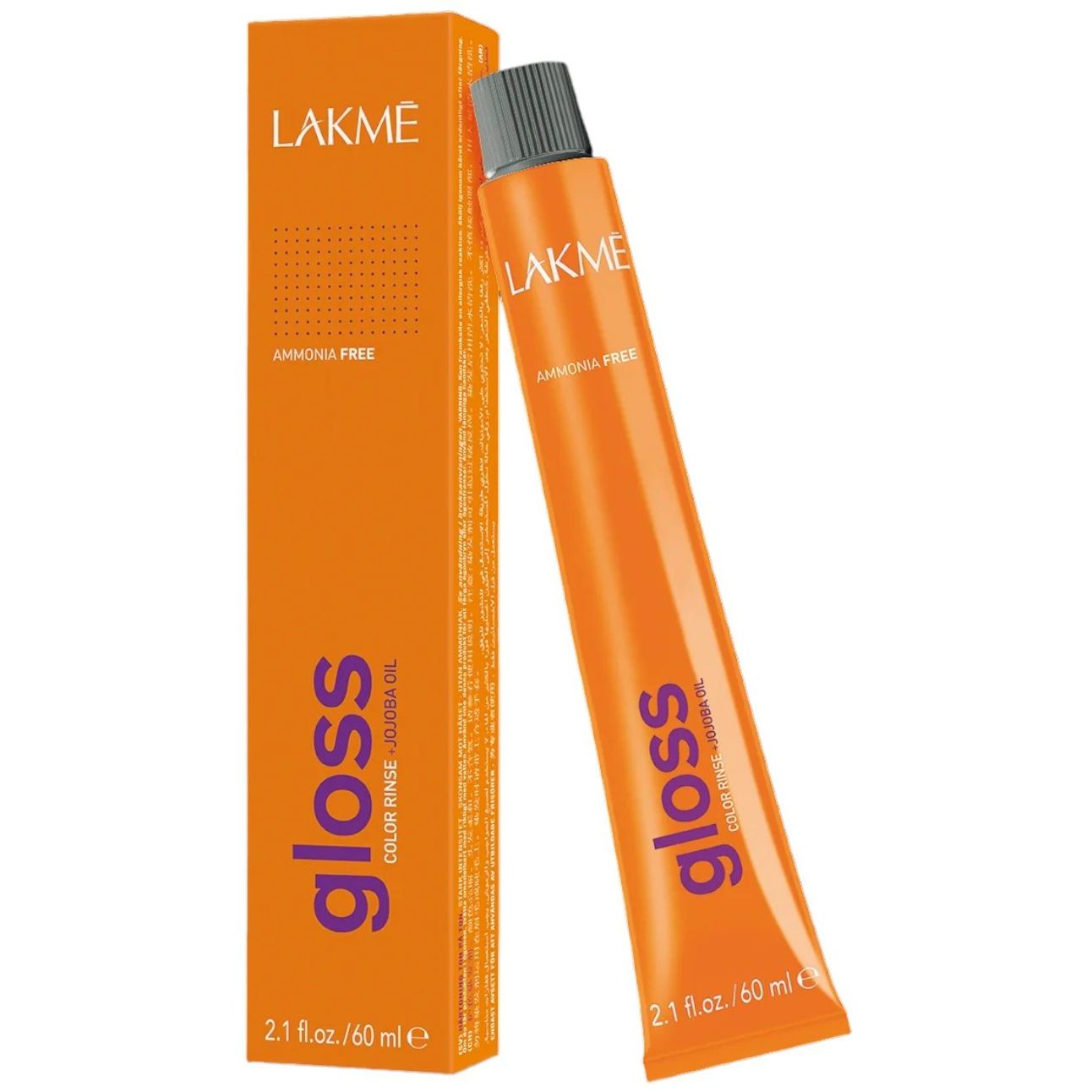 Тонувальна крем-фарба для волосся Lakme Gloss Color Rinse відтінок 5/25 (Світлий шатен фіолетово-махагоновий), 60 мл - фото 1