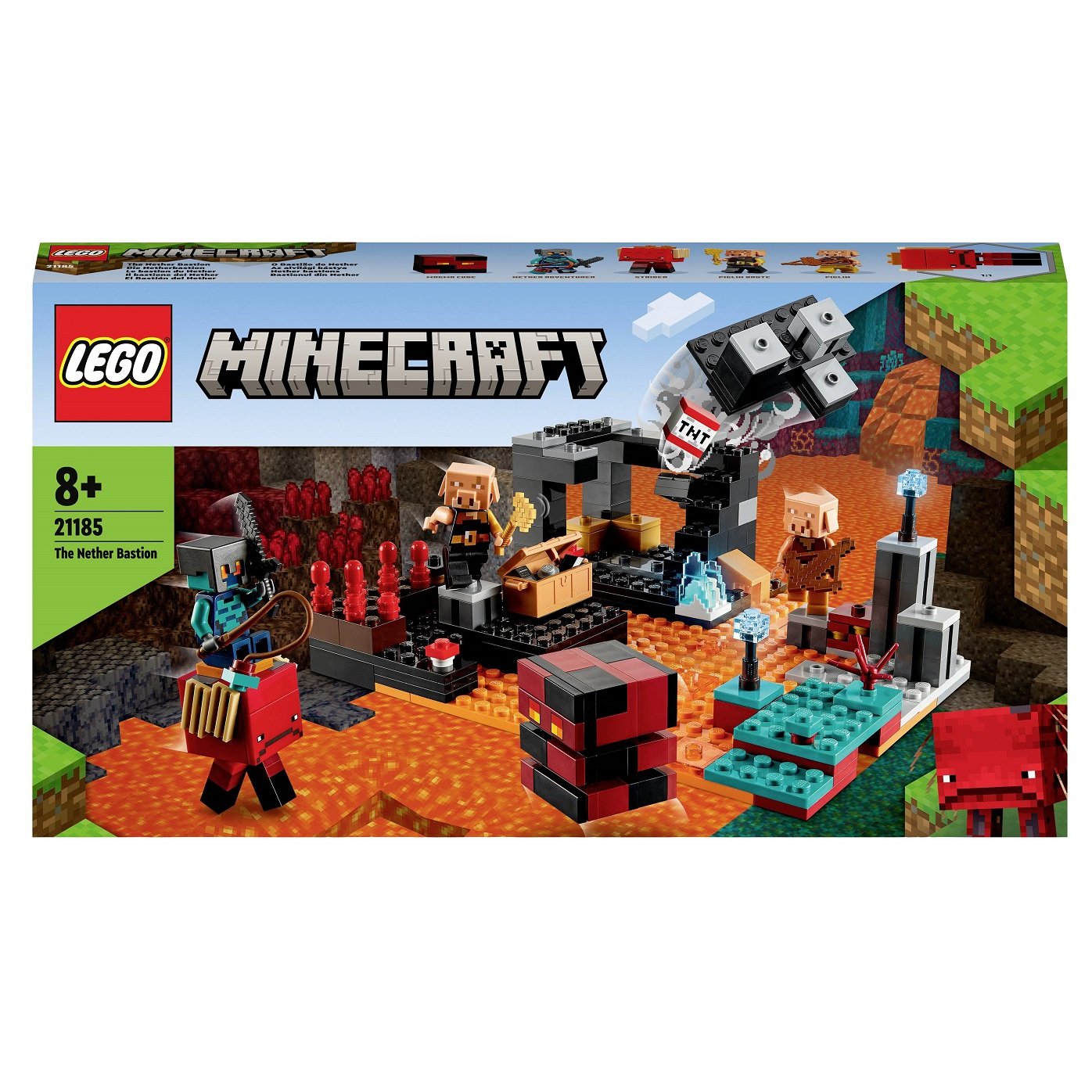 Конструктор LEGO Minecraft Бастион подземного мира, 300 деталей (21185) - фото 1