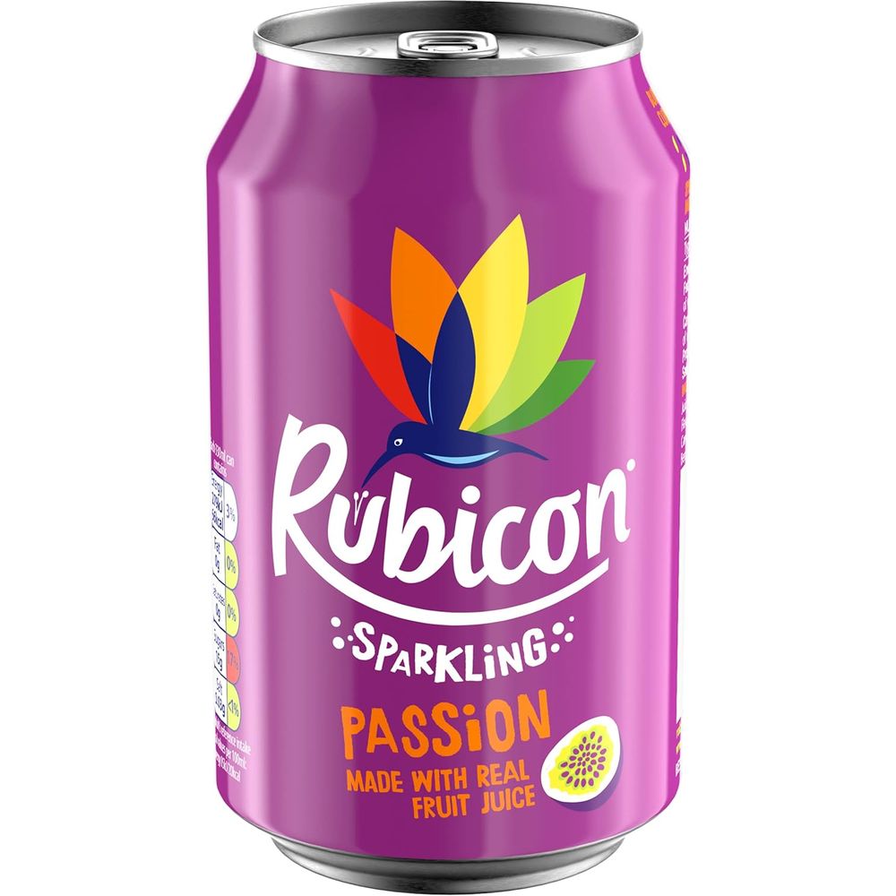 Напій Rubicon Sparkling Passion Fruit безалкогольний 330 мл (826254) - фото 2