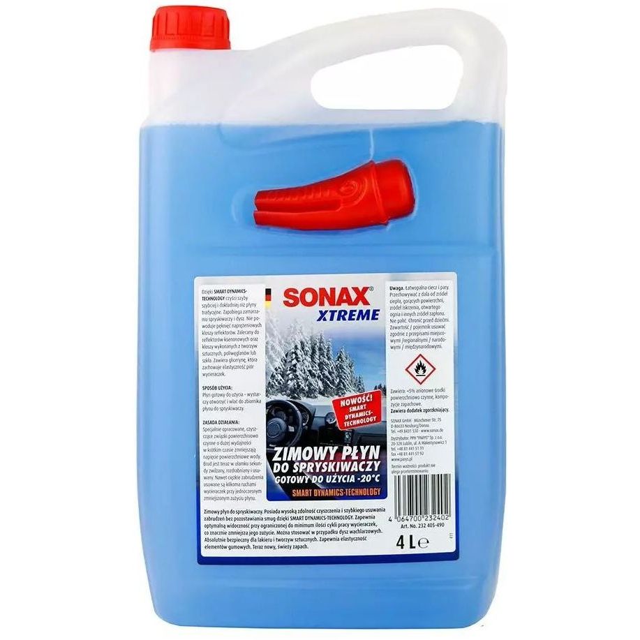 Омивач скла зимовий Sonax Xtreme NanoPro, -20°, 4 л - фото 1