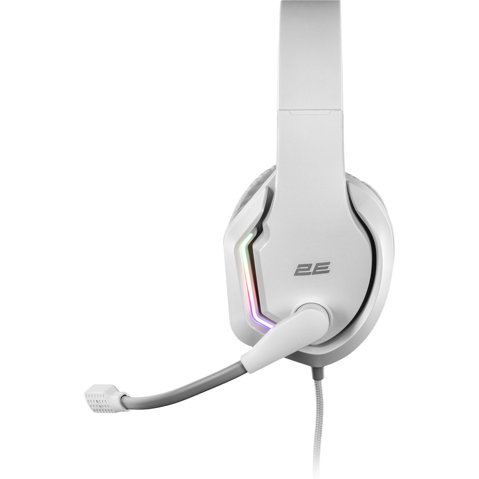 Ігрові навушники з мікрофоном 2E Gaming HG315 White, 7.1, USB-A, RGB, 2 м - фото 3