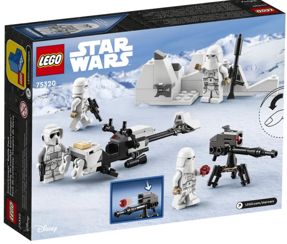 Конструктор LEGO Star Wars Бойовий набір снігових піхотинців, 105 деталей (75320) - фото 3