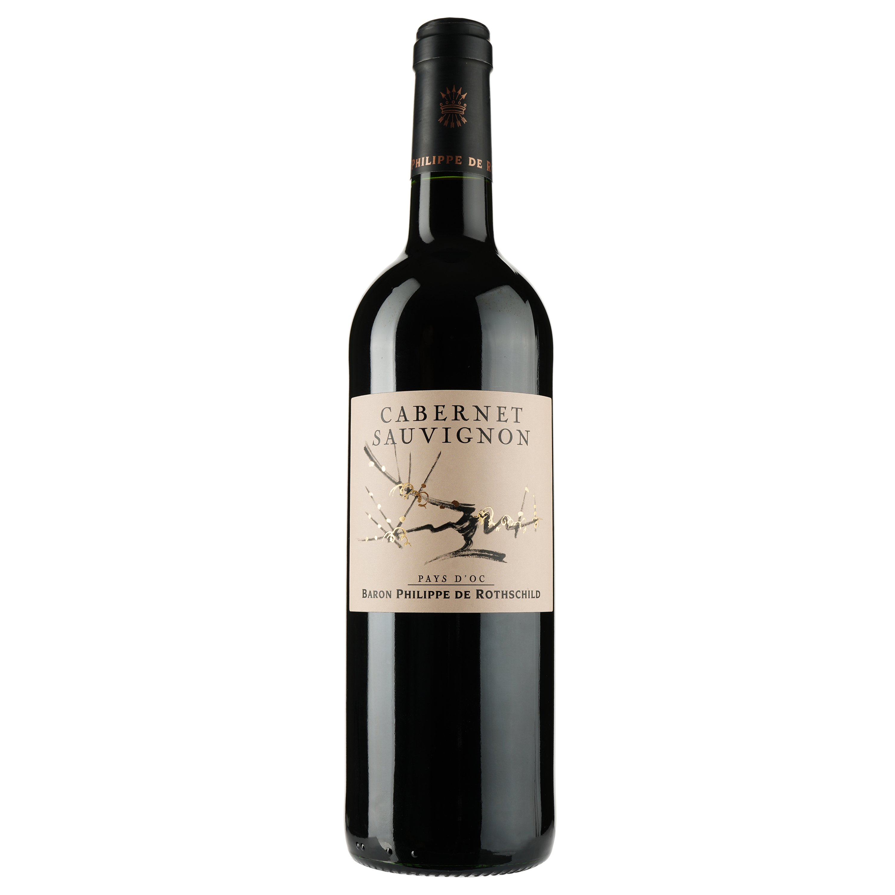 Вино Baron Philippe de Rothschild Cabernet Sauvignon, червоне, сухе, 13,5%, 0,75 л - фото 1