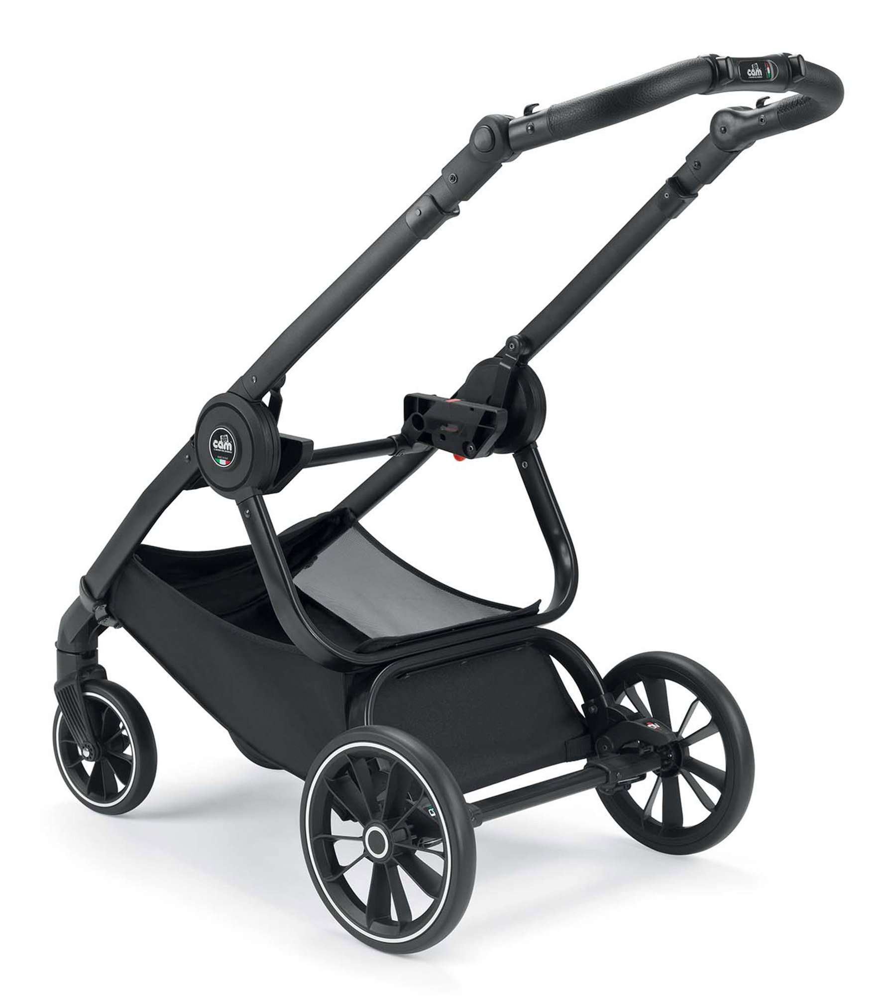 Универсальная коляска CAM Techno Soul 2в1, рама черная, коричневый (805T/V90/970/501K) - фото 3