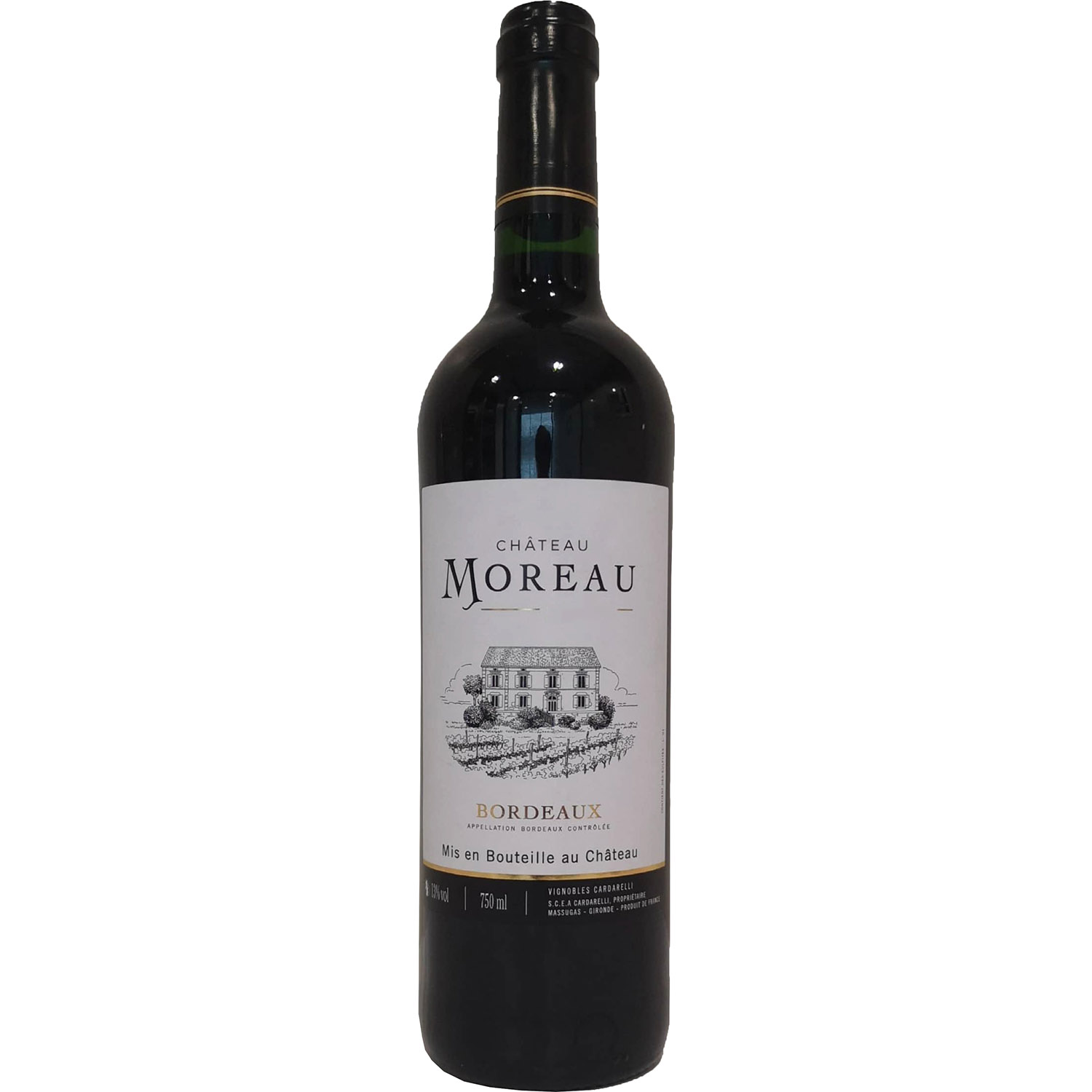 Вино Chateau Moreau Bordeaux AOC червоне сухе 0.75 л - фото 1
