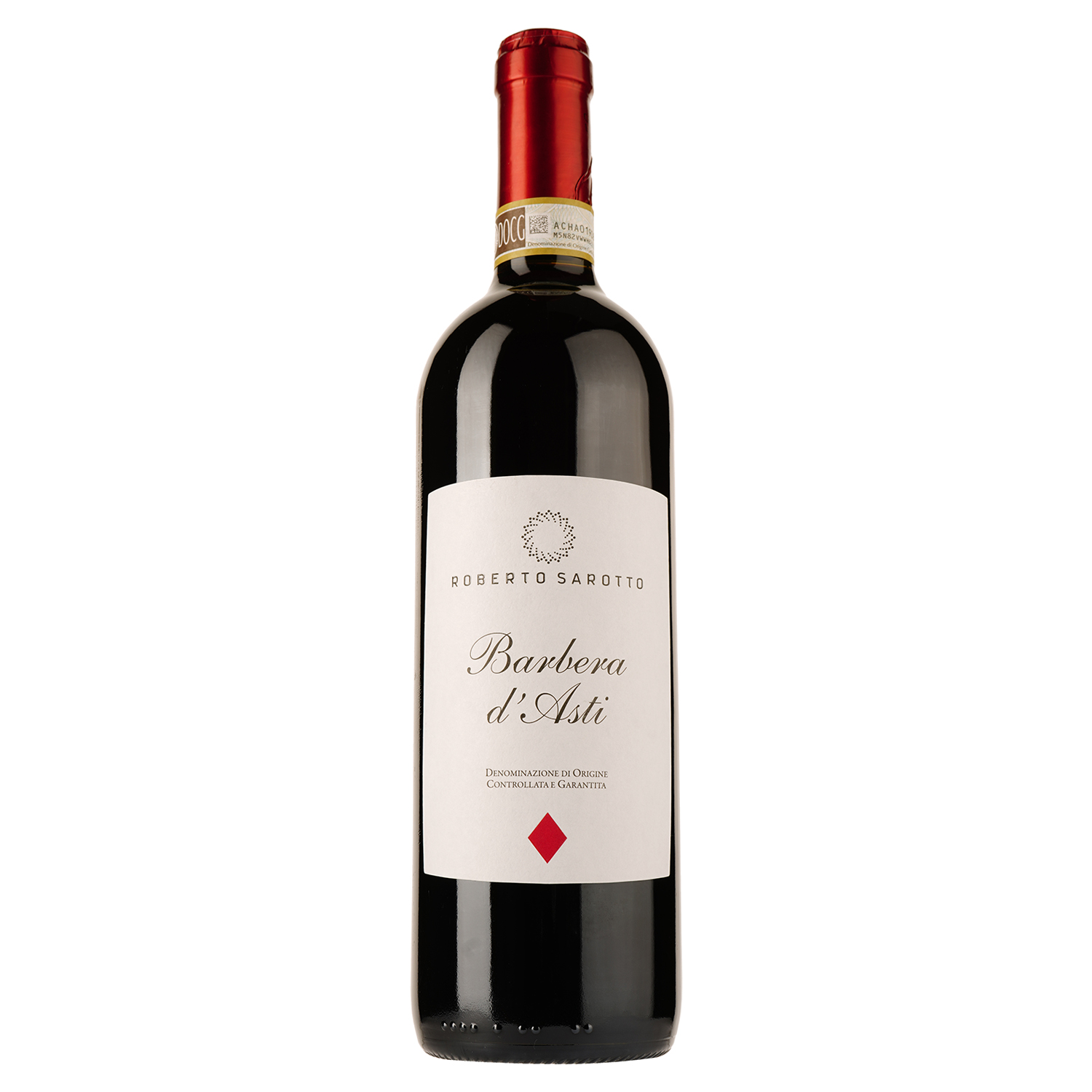 Вино Roberto Sarotto Barbera d'Asti DOCG, красное, сухое, 0,75 л - фото 1