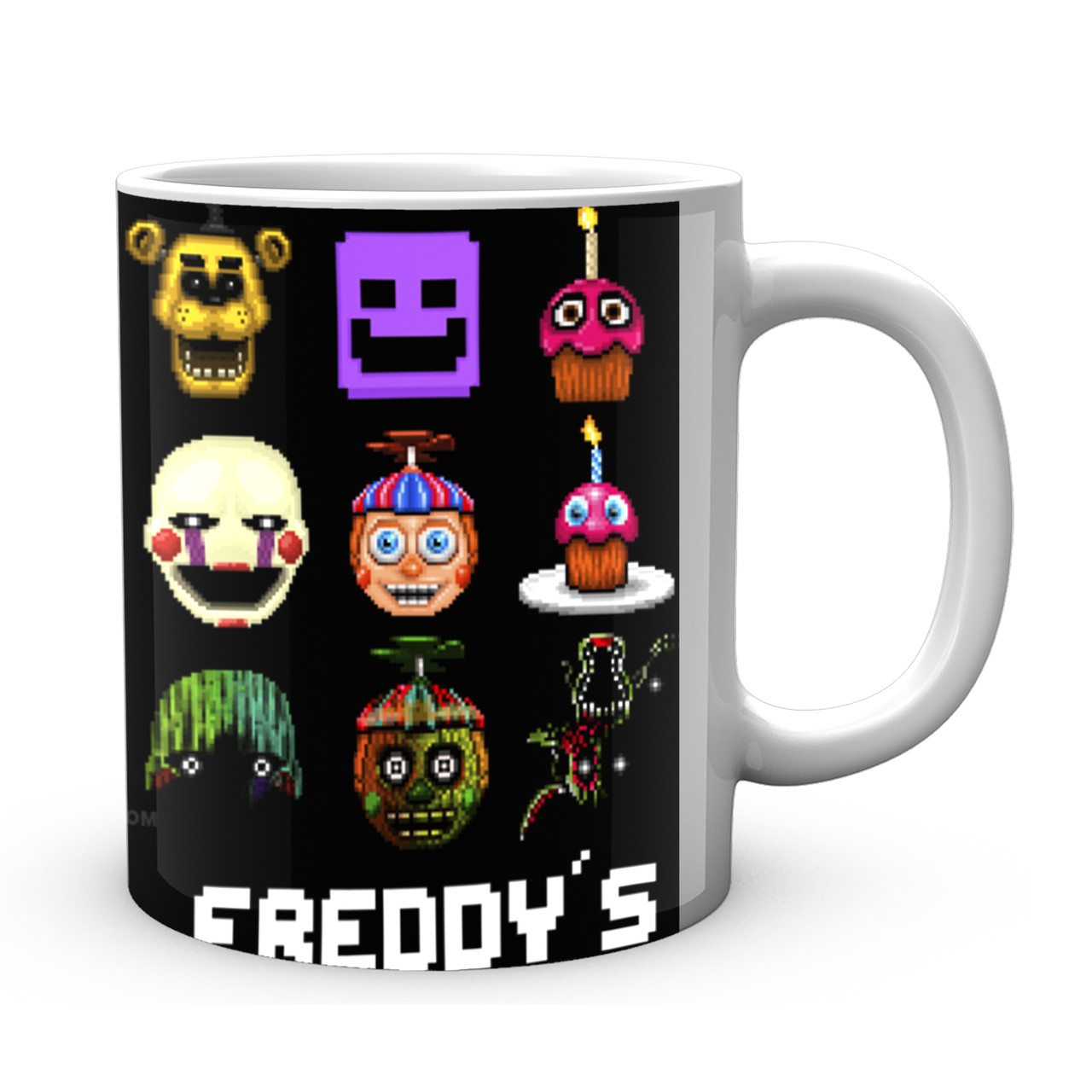 Кружка GeekLand Five night's at Freddy's Пять Ночей с Фредди значки NF 02.08 - фото 2