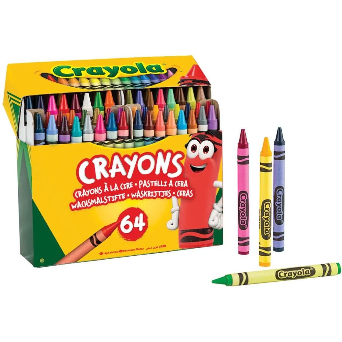 Набор восковых мелков Crayola 64 шт. (52-6448) - фото 2