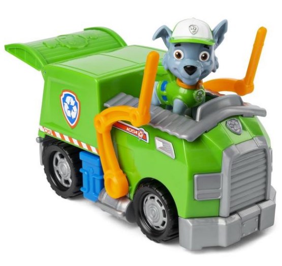 Игровой набор Spin Master Paw Patrol Щенячий патруль Базовый автомобиль с водителем Рокки (SM16775/9948) - фото 2