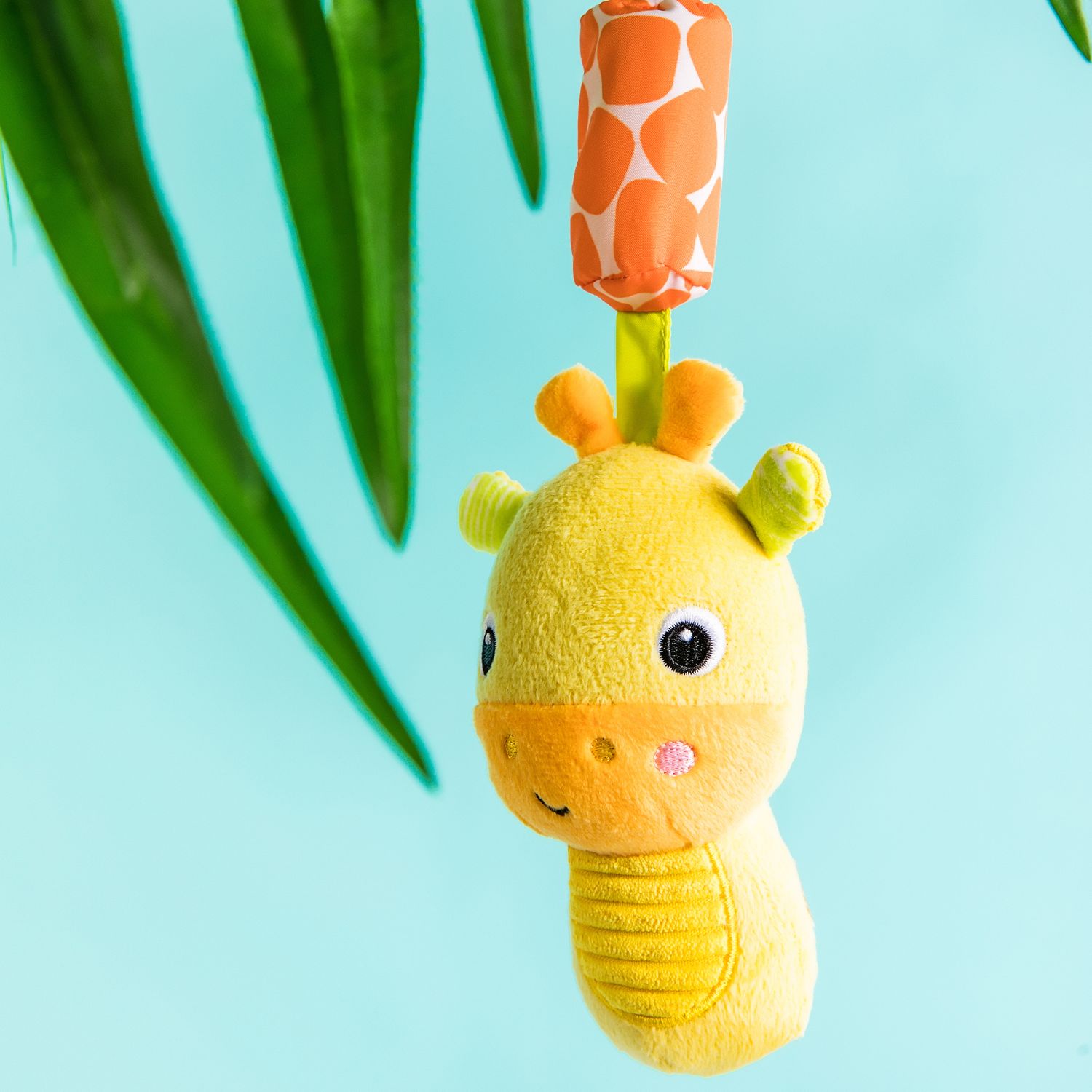 Подвеска-погремушка Bright Starts Chime Along Friends On-the-Go Toy Giraffe (12342) - фото 4