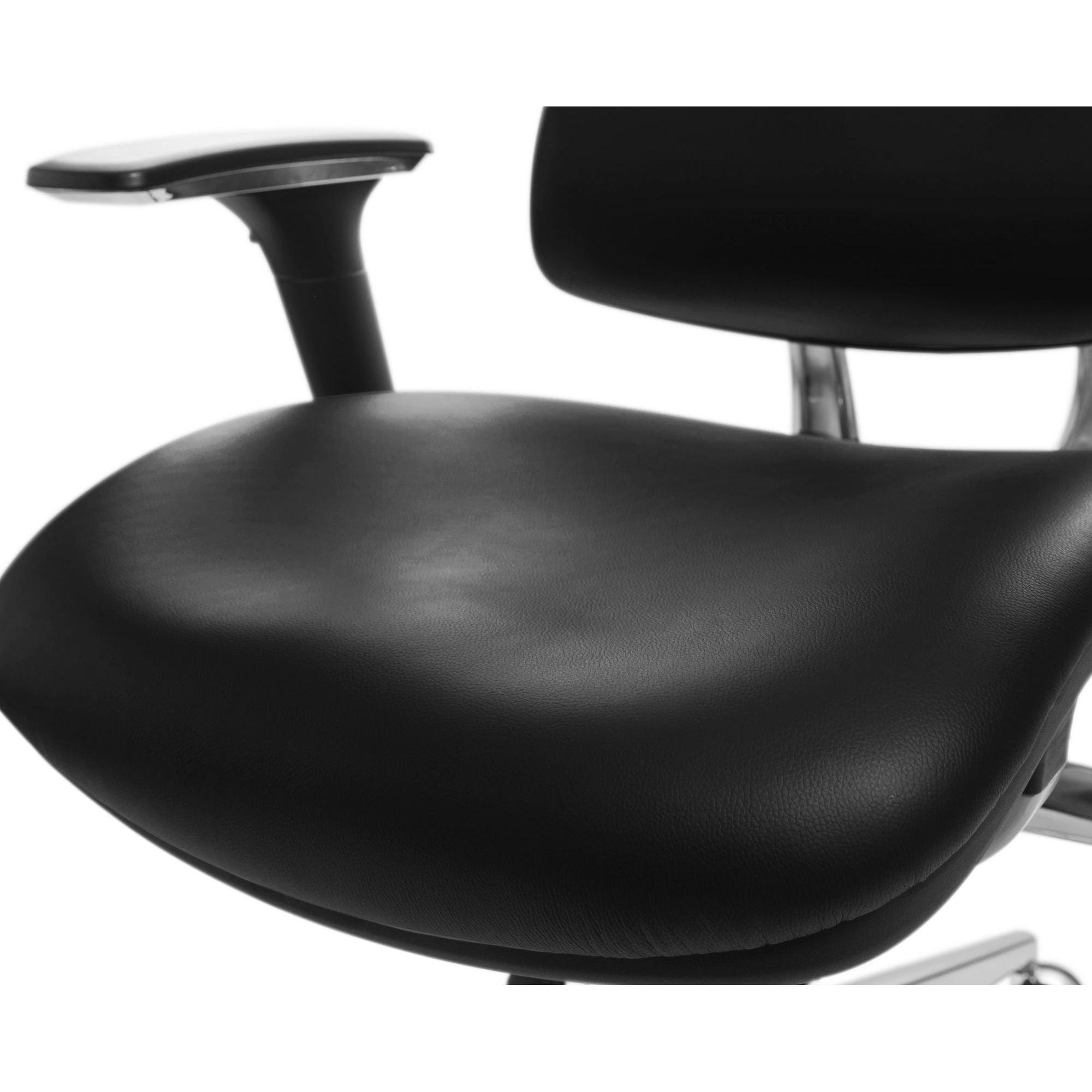 Офисное кресло GT Racer X-807 Leather (P-02), черное (X-807 Leather Black (P-02)) - фото 10