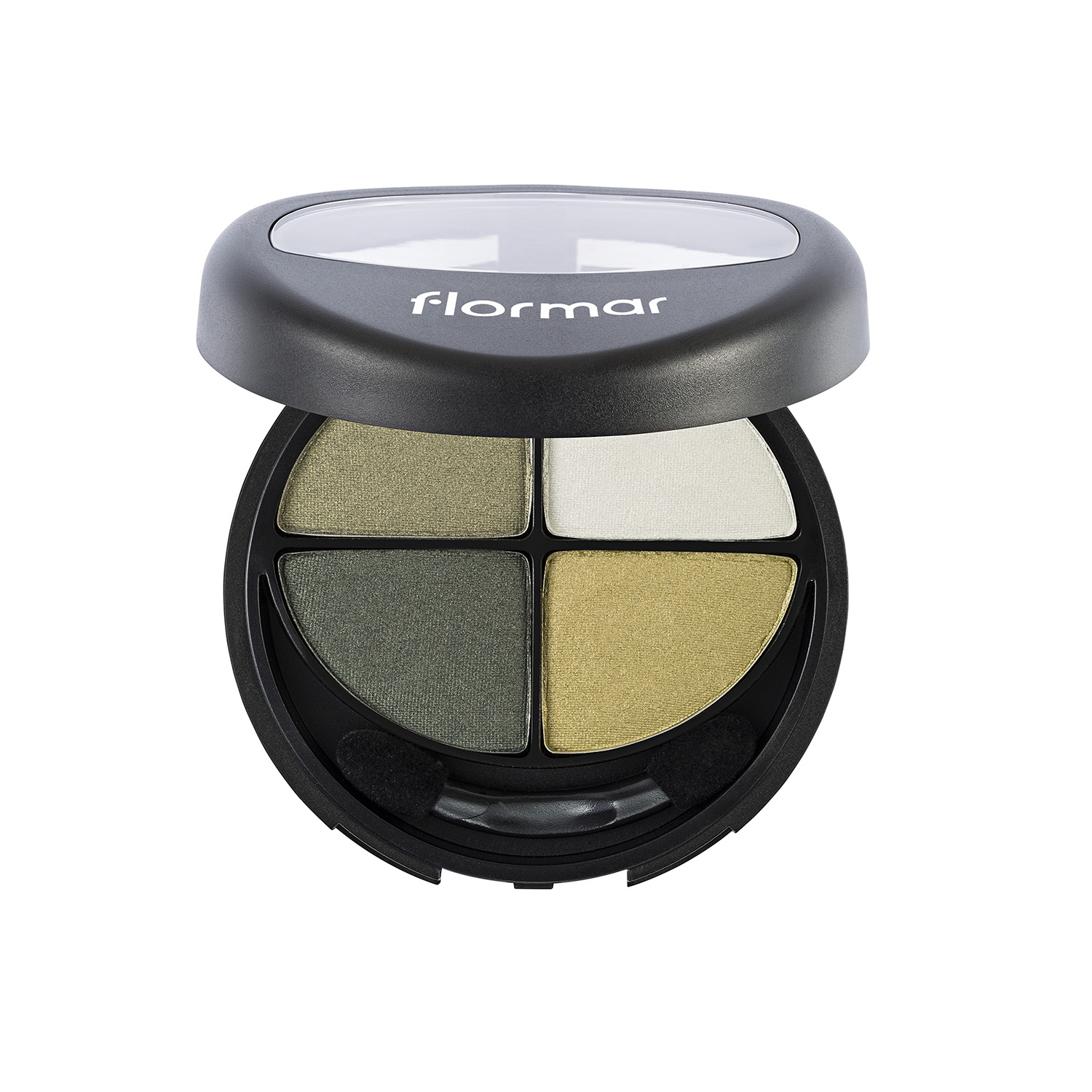 Палетка теней для век Flormar Quartet Eye Shadow, тон 403 (Green Garden), 12 г (8000019545076) - фото 2