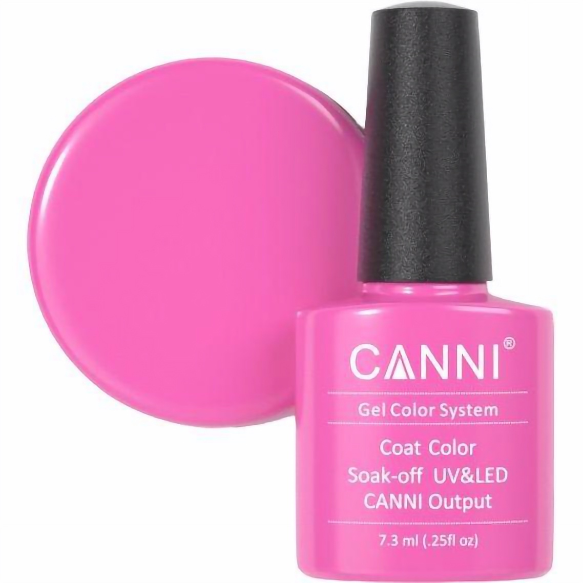 Гель-лак Canni Color Coat Soak-off UV&LED 114 лилово-розовый 7.3 мл - фото 1