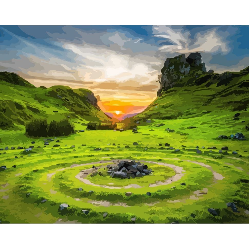 Картина по номерам ArtCraft Долина Фей Шотландия 40x50 см (10511-AC) - фото 1