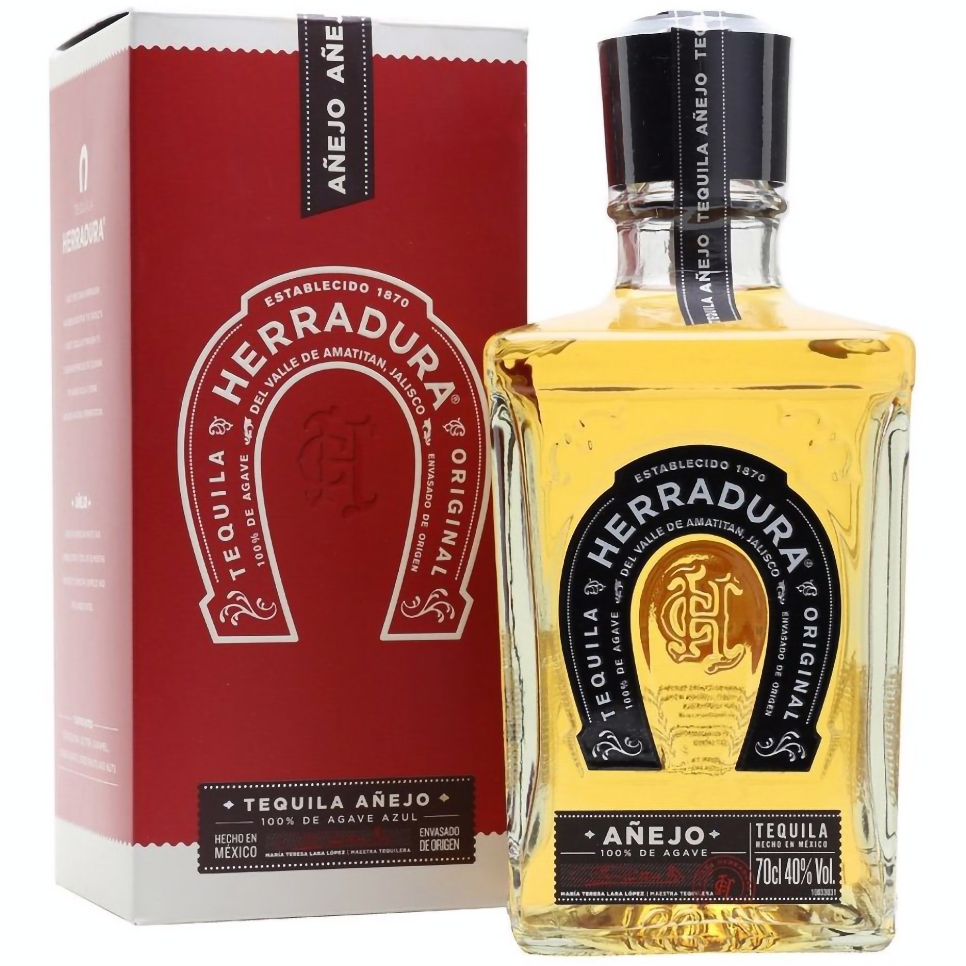 Текила Herradura Anejo 40% 0.7 л, в подарочной упаковке купить в