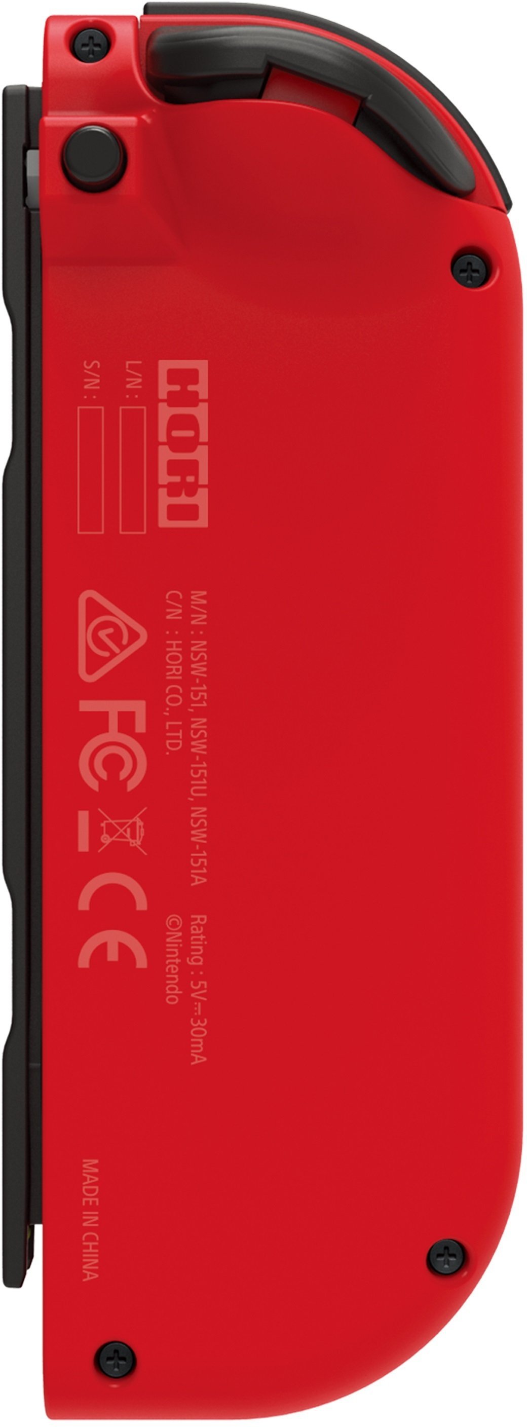 Контроллер Hori D-Pad Mario (левый) для Nintendo Switch, Red (810050910477) - фото 2