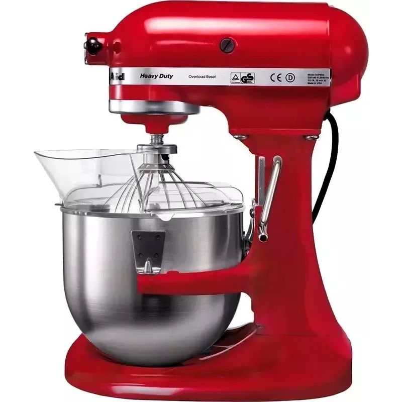 Планетарный миксер KitchenAid Heavy Duty 4.8 л красный (5KPM5EER) - фото 2