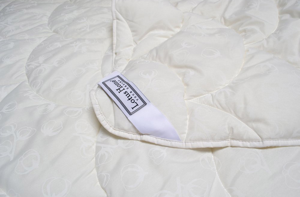 Одеяло с подушкой Lotus Home Cotton Extra, полуторное, молочное (svt-2000022304122) - фото 7