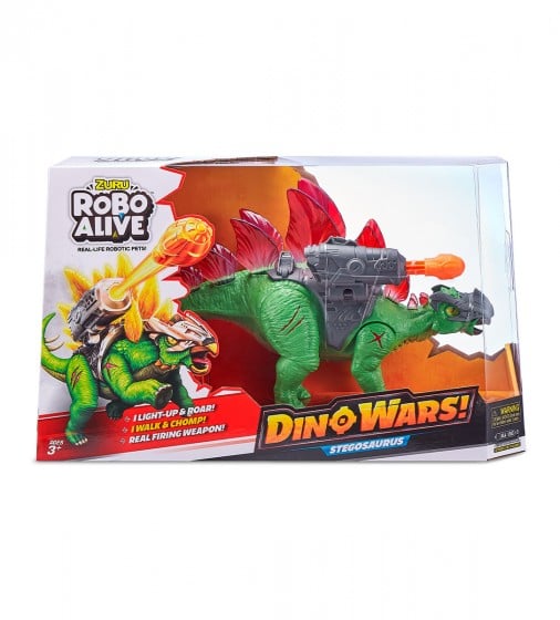 Інтерактивна іграшка Robo Alive Війна Динозаврів Бойовий Стегозавр (7131) - фото 5