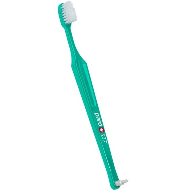 Дитяча зубна щітка Paro Swiss S27 м'яка зелена - фото 1