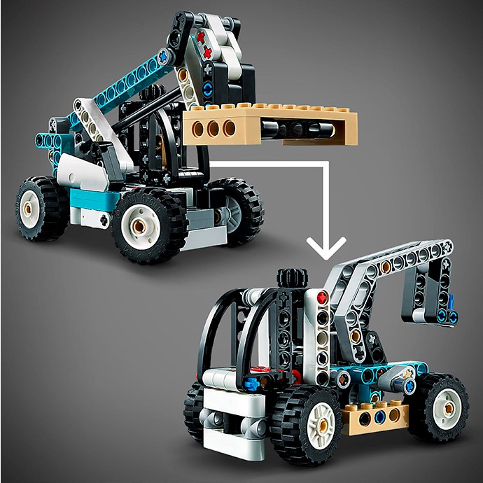 Конструктор LEGO Technic Телескопический погрузчик, 143 детали (42133) - фото 8