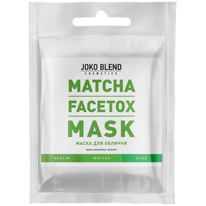 Маска для обличчя Joko Blend Matcha Facetox Mask, 20 г - фото 1