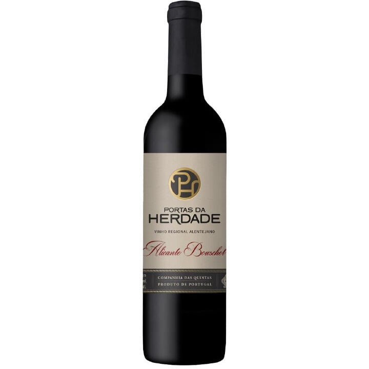 Вино Portas da Herdade Alicante Bouschet, червоне, сухе, 14,9%, 0,75 л - фото 1