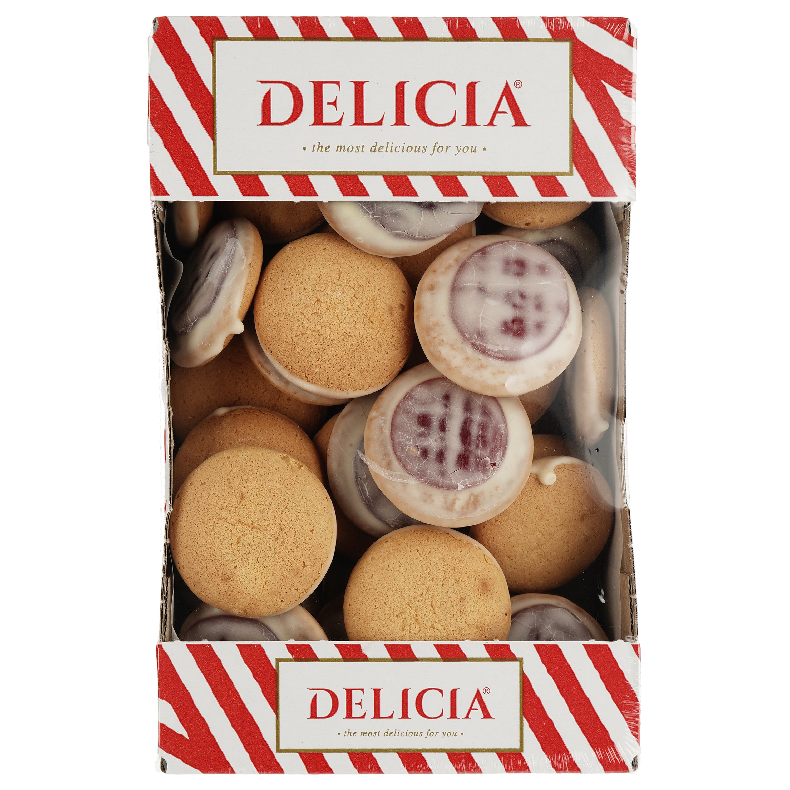 Печиво здобне Delicia зі смаком вишні у молочній глазурі 0,5 кг (869432) - фото 3