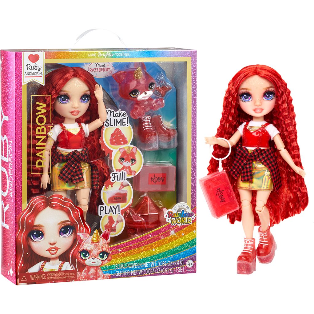 Лялька Rainbow High Classic Ruby Anderson з аксесуарами та слаймом 28 см (120179) - фото 1