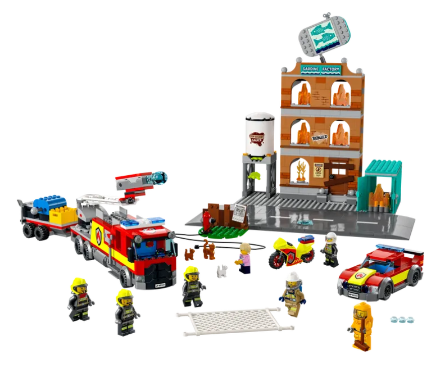 Конструктор LEGO City Пожарная команда, 766 деталей (60321) - фото 4