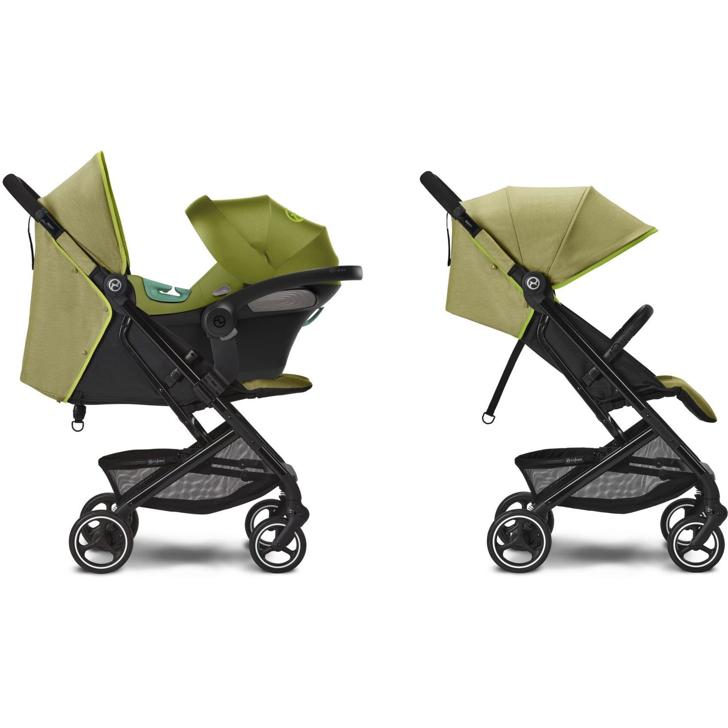 Прогулочная коляска Cybex Beezy Nature Green, салатовая (523000163) - фото 8