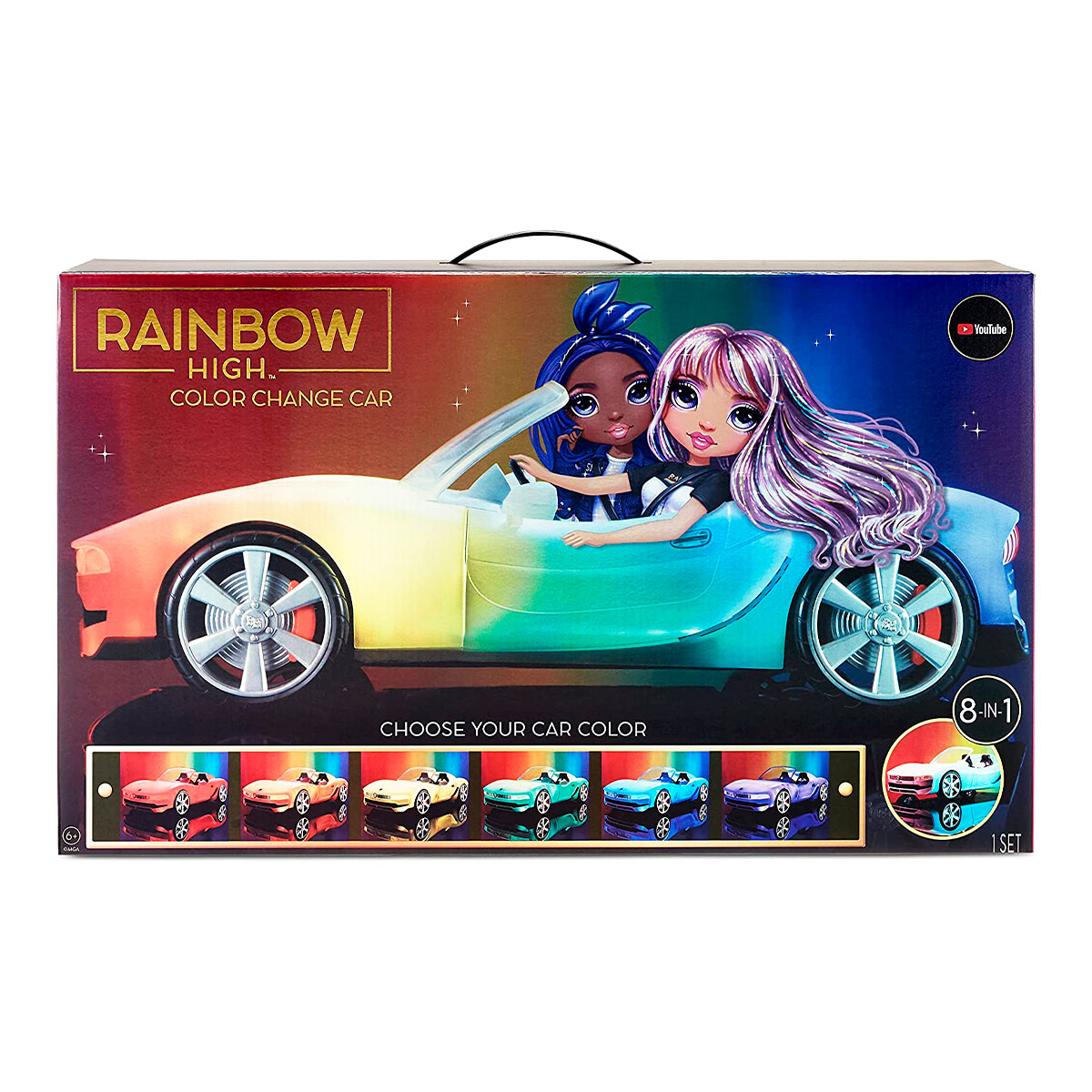 Автомобіль для ляльки Rainbow High Різнокольорове сяйво (574316) - фото 8