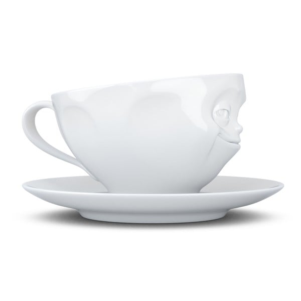 Чашка с блюдцем для кофе Tassen Усмешка 200 мл, фарфор (TASS14101/TA) - фото 6