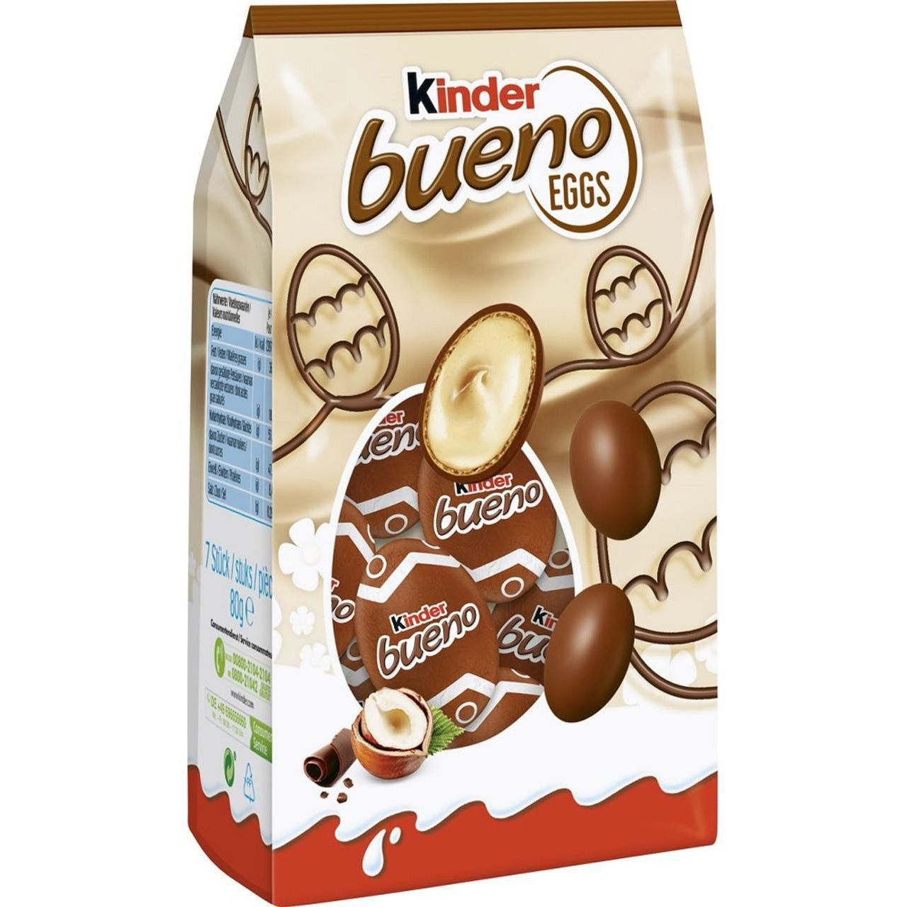 Яйца шоколадные Kinder Bueno Eggs 80 г - фото 1