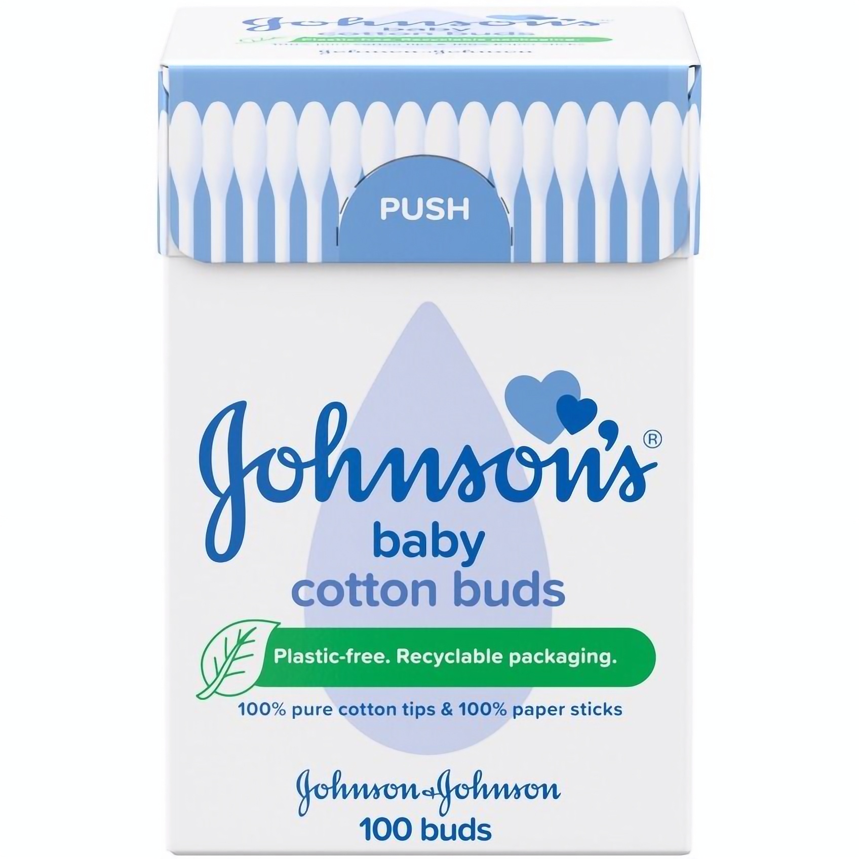 Палочки ватные Johnson's Baby 100 шт. (1662301) - фото 1