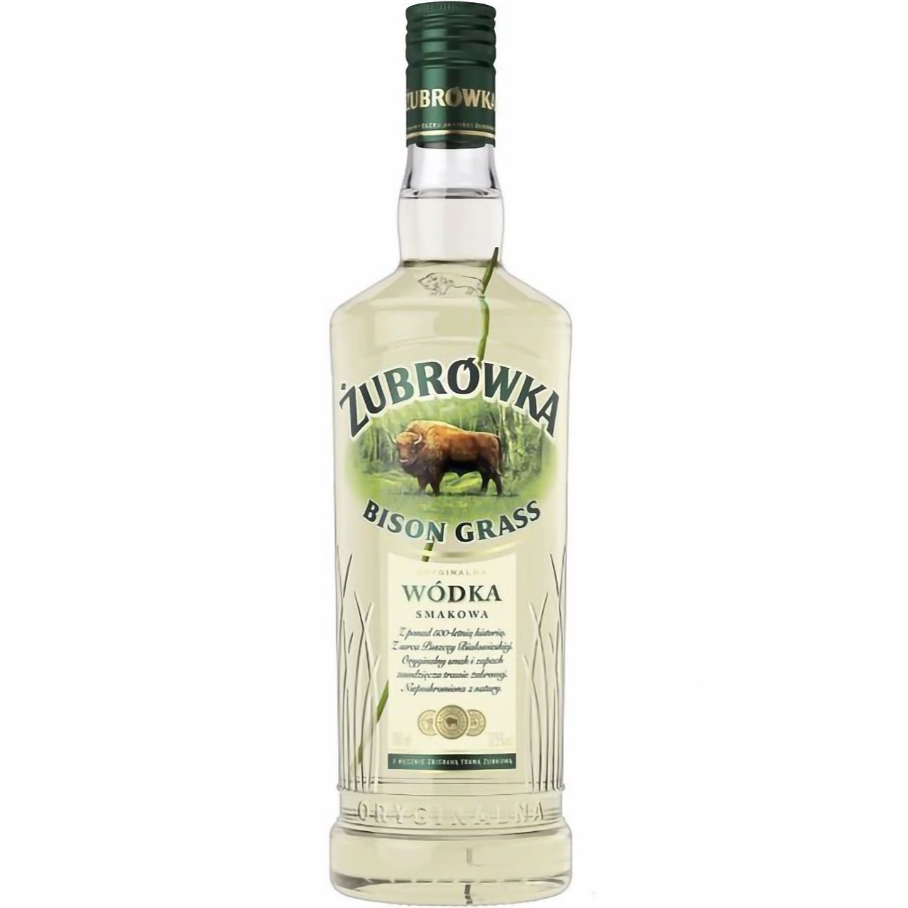 Алкогольний напій Zubrowka Bison Grass, 37,5%, 0,7 л (484584) - фото 1