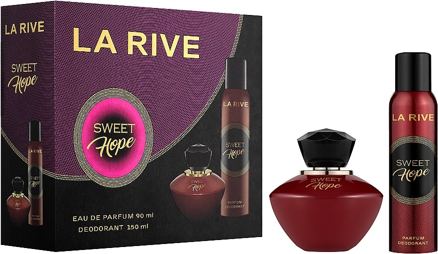 Подарочный набор La Rive Sweet Hope: Парфюмированная вода, 90 мл, + Дезодорант, 150 мл - фото 1