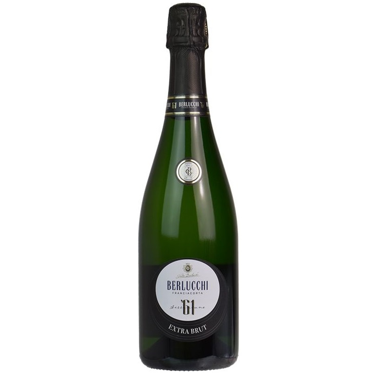 Ігристе вино Guido Berlucchi 61 Franciacorta Extra Brut Spumante, біле, екстра брют, 12,5%, 0,75 л (R0979) - фото 1